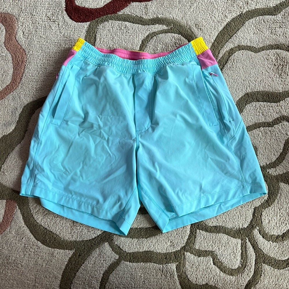 birddogs blue swim trunks